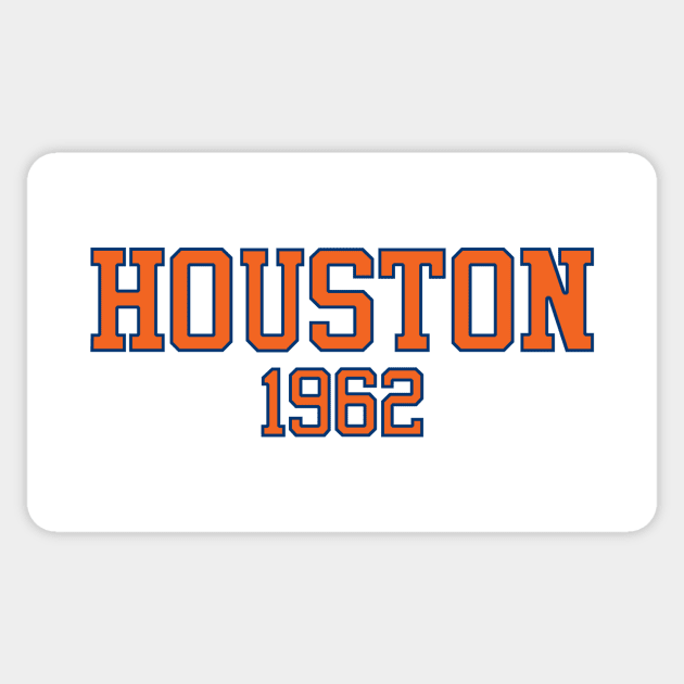 Houston 1962 Sticker by GloopTrekker